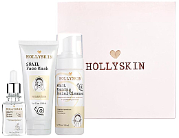 Духи, Парфюмерия, косметика УЦЕНКА Набор - Hollyskin Snail Smart Intensive Care (mask/100ml + foam/150ml + ser/50ml) *