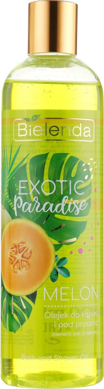 Масло для душа "Дыня" - Bielenda Exotic Paradise Bath & Shower Oil Melon