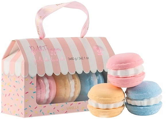 Набор - Aurora Macaroons Set (bath/bomb/3x60g) — фото N1