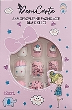 Парфумерія, косметика Накладні самоклейні нігті для дітей "Цукерка", 979 - Deni Carte Tipsy Kids