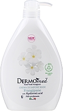 Крем-мыло для рук "Плюмерия" - Dermomed Frangipane With Hyaluronic Acid Cream Soap — фото N1