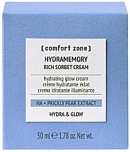 Насыщенный крем-сорбет для глубоко увлажнения и сияния - Comfort Zone Hydramemory Rich Sorbet Cream — фото N2