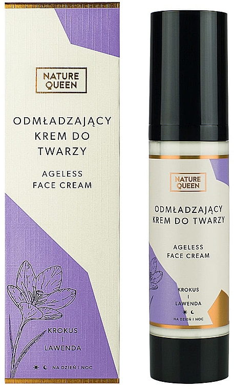 Омолаживающий крем для лица - Nature Queen Ageless Face Cream — фото N1