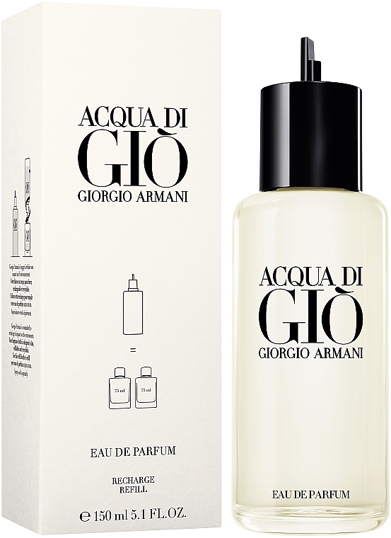 Giorgio Armani Acqua Di Gio - Парфюмированная вода (флакон-наполнитель) — фото N2
