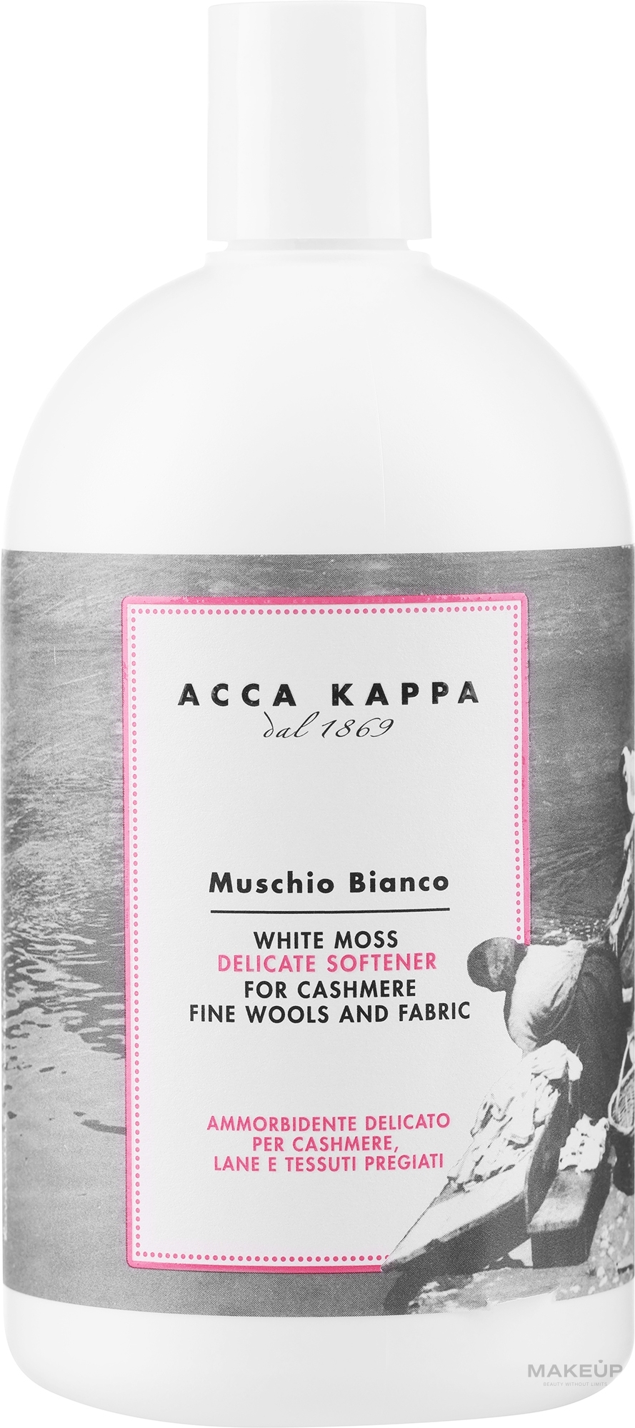 Пом'якшувач для делікатних тканин  - Acca Kappa White Moss Delicate Softener — фото 500ml