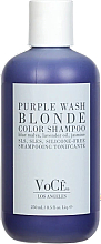 Цветной шампунь для волос - VoCê Haircare Purple Wash Blonde Color Shampoo — фото N1