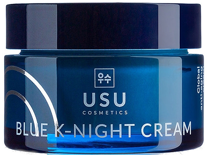 Нічний крем для обличчя - Usu Blue K-Night Cream — фото N1