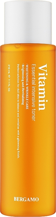 Тонер для обличчя з вітамінами - Bergamo Vitamin Essential Intensive Skin Toner — фото N1