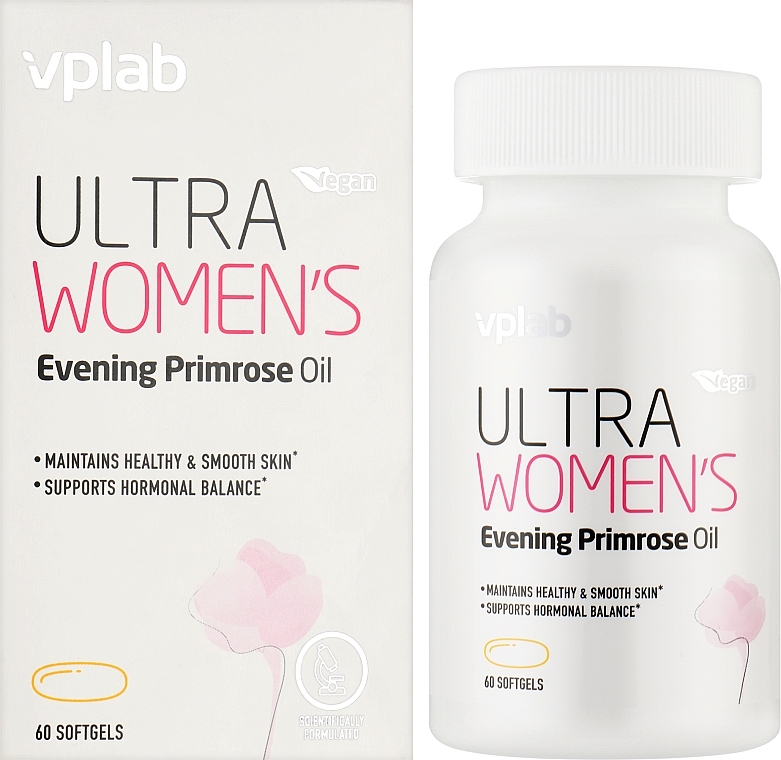 Харчова добавка - VPLab Ultra Womens Evening Primrose Oil — фото N2