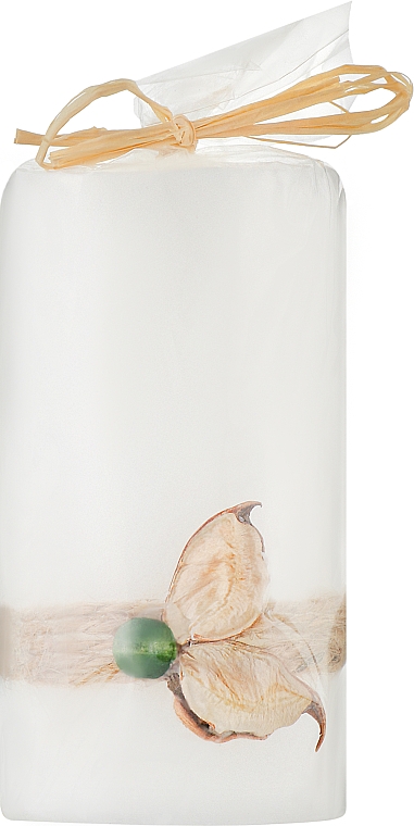Ароматична свічка "Кокос", 50 x 95 мм - Bulgarian Rose Candle Perfume Coconut — фото N1