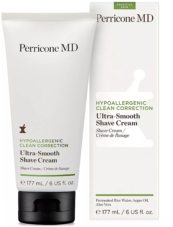 Крем для гоління - Perricone MD Hypoallergenic Clean Correction Ultra-Smooth Shave Cream — фото N1