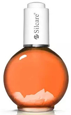 Олія для нігтів і кутикули з мушлями - Silcare Mango Orange With Shells Nail & Cuticle Oil — фото N1
