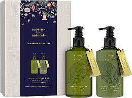 Духи, Парфюмерия, косметика Набор - Scottish Fine Soaps Coriander & Lime Leaf Luxury Festive Duo (sh/gel/300ml + lot/300ml)
