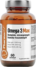 Дієтична добавка "Омега 3", 1000 мг, 60 шт. - Pharmovit Omega 3 Max — фото N1