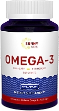 Диетическая добавка "Омега-3, Рыбий жир", 1000 мг - Sunny Caps Omega-3 Activ Powerfull — фото N1