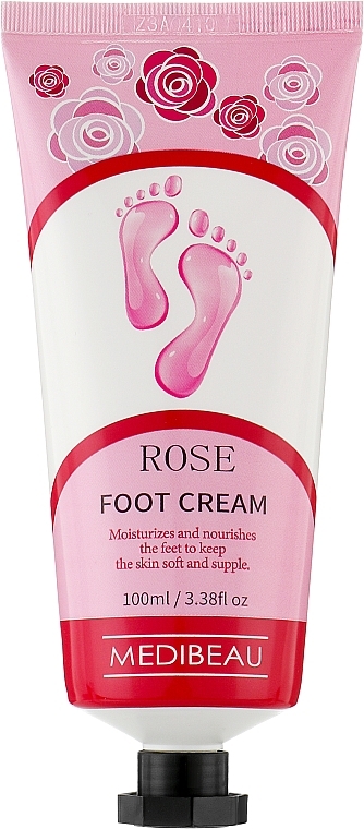Крем для ніг - Medibeau Rose Foot Cream — фото N1