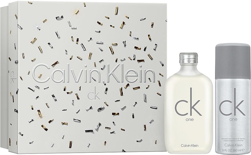 Calvin Klein CK One - Набор (edt/100ml + deo/150ml) — фото N1