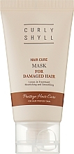 Парфумерія, косметика Термозахисна маска для пошкодженого волосся - Curly Shyll Hair Cure Mask (міні)