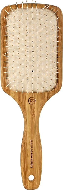 Щетка для волос - Olivia Garden Bamboo Touch Detangle Nylon Large — фото N1
