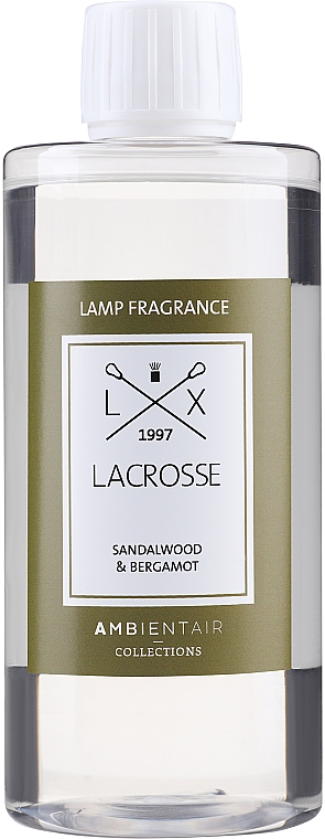Парфуми для каталітичних ламп "Сандалове дерево та бергамот" - Ambientair Lacrosse Sandalwood & Bergamot Lamp Fragrance — фото N1