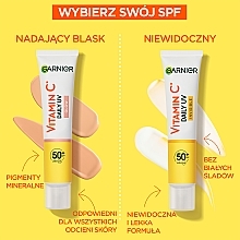 Легкий денний флюїд для обличчя - Garnier Skin Naturals Vitamin C Daily UV Brightenning Fluid SPF50+ — фото N15