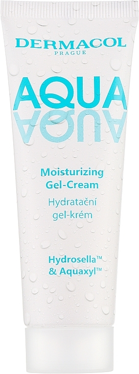 Зволожувальний гель-крем для обличчя - Dermacol Aqua Aqua Moisturizing Gel-Cream — фото N1