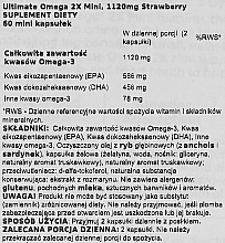 Харчова добавка "Ультимейт Омега 1120 мг" - Nordic Naturals Ultimate Omega 2X Mini 1120mg Strawberry — фото N3