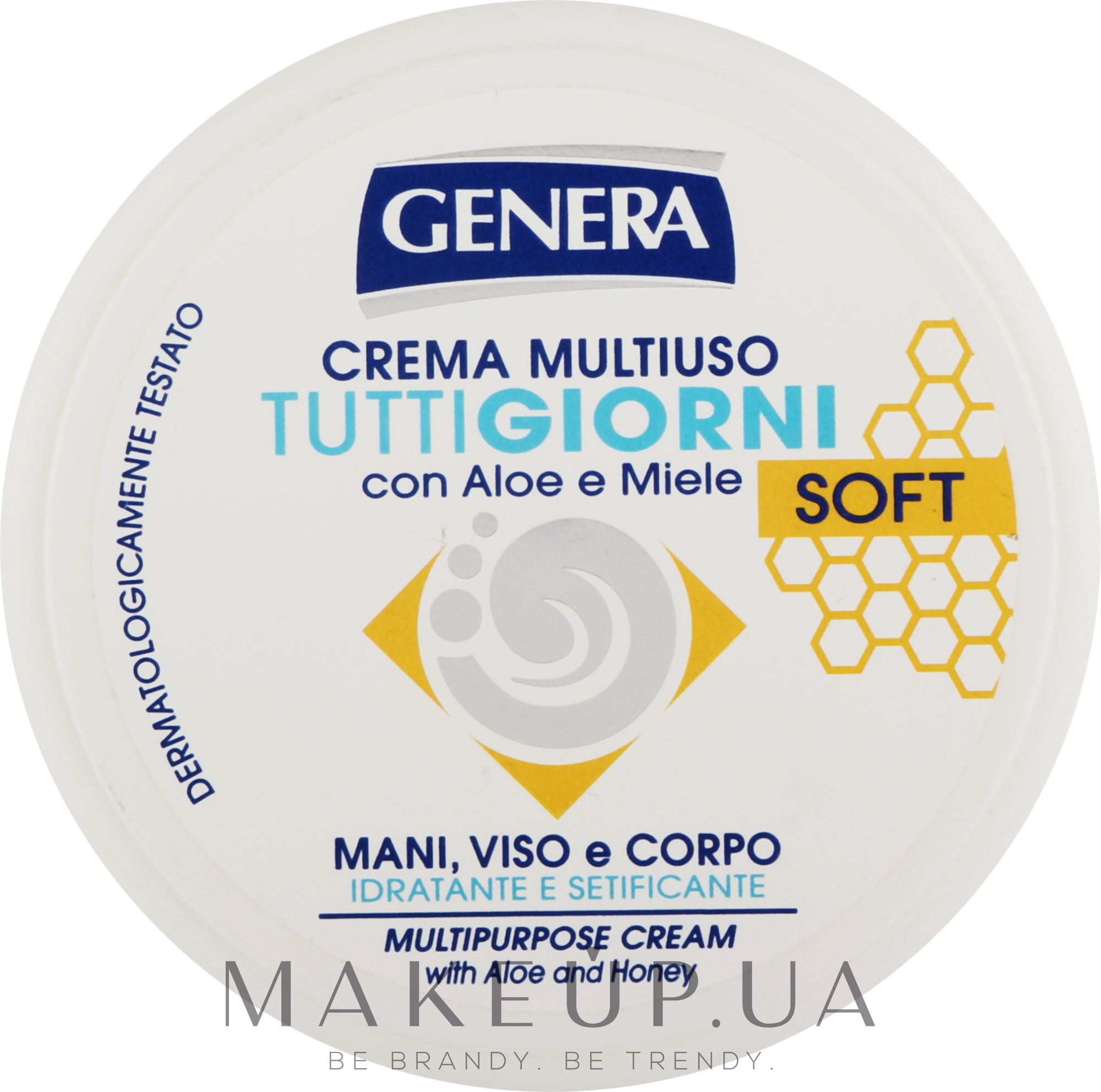 Крем ежедневный для лица и тела "Алоэ и мед" - Genera Crema Soft Tuttigiorni — фото 160ml