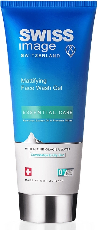 Матувальний гель для вмивання обличчя - Swiss Image Essential Care Mattifying Face Wash Gel — фото N1
