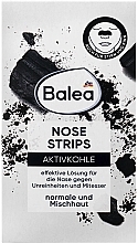 Смужки для носа з активованим вугіллям - Balea Nose Strips — фото N1