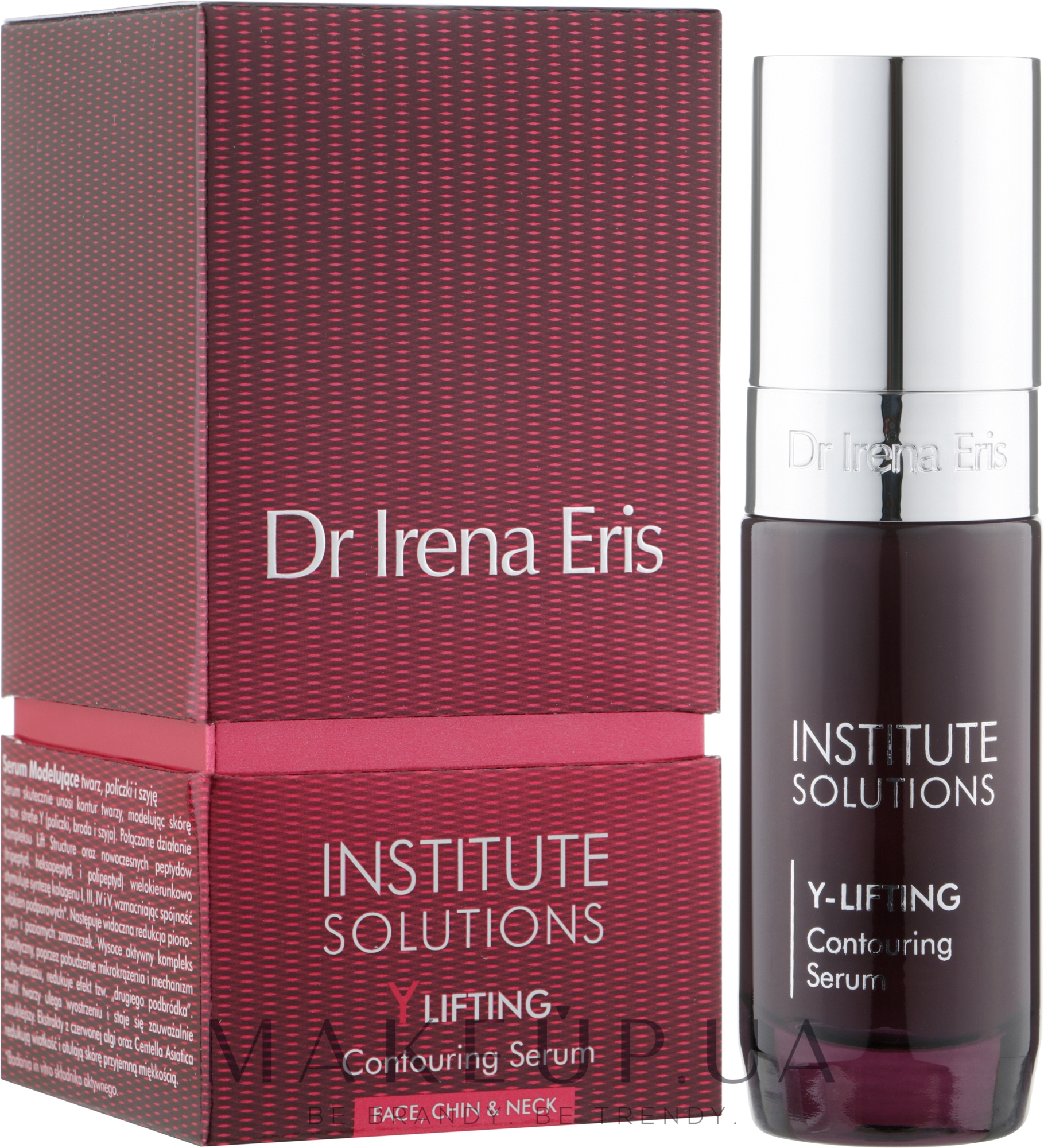 Контурная сыворотка для лица, подбородка и шеи - Dr Irena Eris Y-Lifting Institute Solutions Contouring Serum — фото 30ml