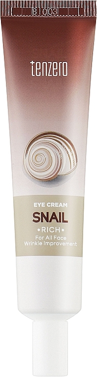 Крем для области вокруг глаз с муцином улитки - Tenzero Rich Snail Eye Cream — фото N1