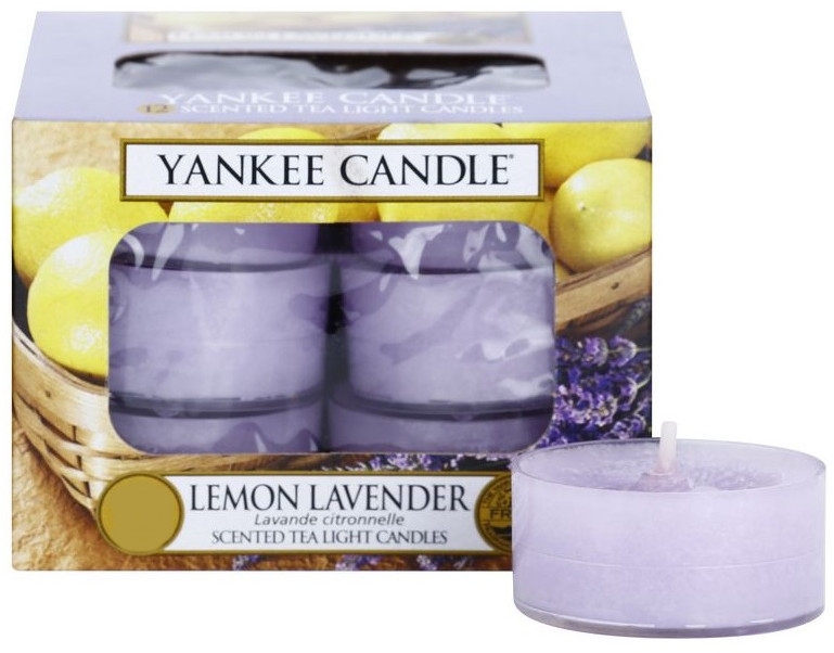 Чайні свічки - Yankee Candle Scented Tea Light Candles Lemon Lavender — фото N1