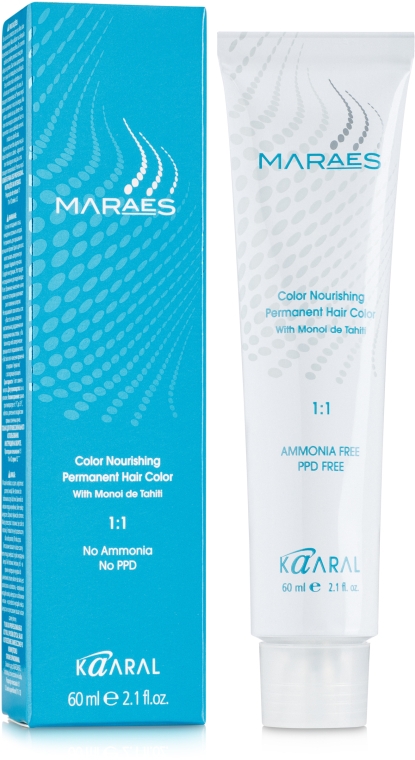Безаміачна фарба для волосся - Kaaral Maraes Color Nourishing Permanent Hair Color — фото N2