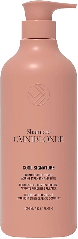 Шампунь для холодного блонда - Omniblonde Cool Signature Shampoo — фото N2