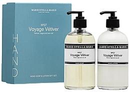 Парфумерія, косметика Набір - Marie-Stella-Maris №07 Voyage Vetiver Hand Gift Set (h/soap/250ml + h/lot/250ml)