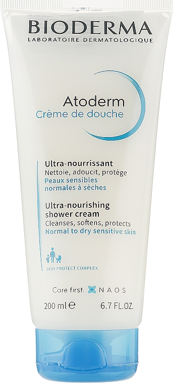 Очищуючий крем - Bioderma Atoderm Ultra-Nourishing Shower Cream — фото N1