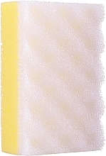Парфумерія, косметика Губка для тіла масажна, жовта - Sanel Balance Prostokat