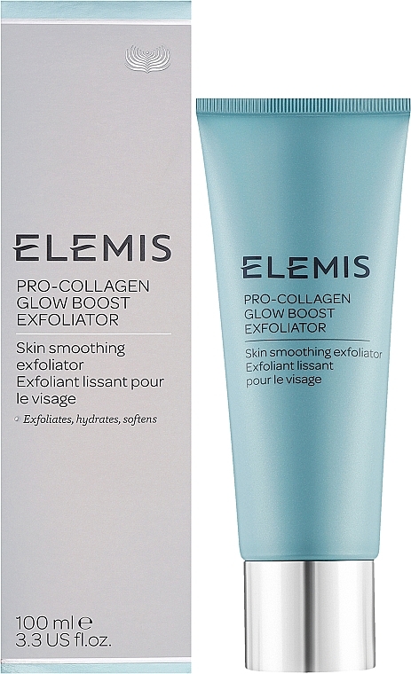 УЦЕНКА Эксфолиант для разглаживания и сияния кожи лица - Elemis Pro-Collagen Glow Boost Exfoliator * — фото N2