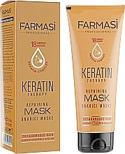 Маска з кератином для волосся - Farmasi Keratin Therapy Repairing Mask * — фото N1