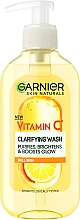 Очищувальний гель для вмивання з вітаміном С для тьмяної шкіри обличчя, з ефектом сяяння та вирівнювання тону - Garnier Naturals Vitamin C Cleansing Gel — фото N1