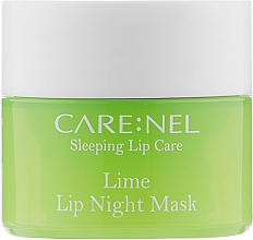 Парфумерія, косметика Нічна маска для губ "Лайм" - Carenel Lime Lip Night Mask
