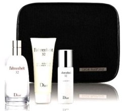 Духи, Парфюмерия, косметика Dior Fahrenheit 32 - Набор (edt100 + s/g75 + deo50 + косметичка)