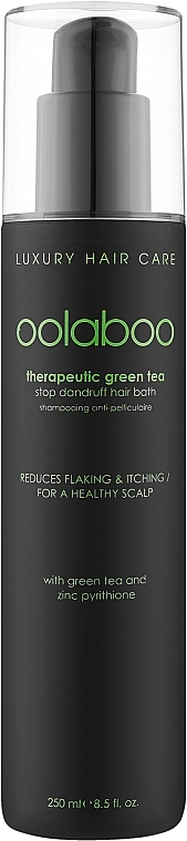 Ванночка для борьбы с перхотью - Oolaboo Therapeutic Green Tea Stop Dandruff Hair Bath — фото N1