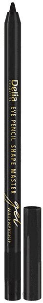 Водостойкий карандаш для глаз - Delia Shape Master Eye Pencil — фото Black