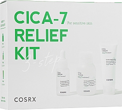 Набор для ухода за чувствительной кожей - Cosrx Pure Fit Trial Kit (toner/30ml + serum/10ml + cr/15ml) — фото N1