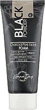 Пенка для умывания лица, с черным углем - Grace Day Black Powder Charcoal Pore Facial Foam — фото N1