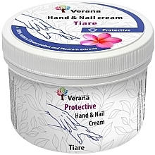 Духи, Парфюмерия, косметика Защитный крем для рук и ногтей "Тиаре" - Verana Protective Hand & Nail Cream Tiare