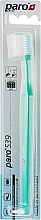 Зубня щітка "S39", зелена - Paro Swiss Toothbrush — фото N1