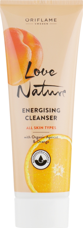 Очищальний засіб для обличчя "Абрикоса й апельсин" - Oriflame Love Nature Energising Cleanser — фото N1